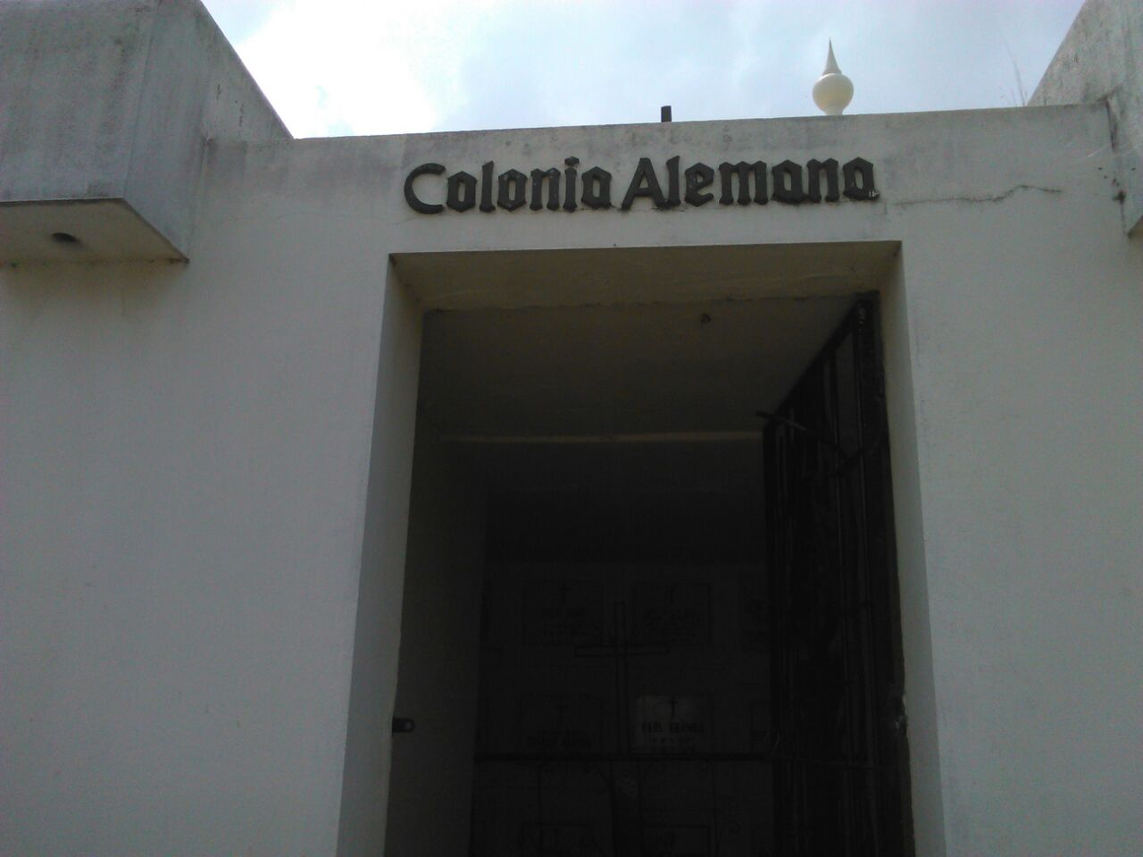 Entrada Colonia Alemana
