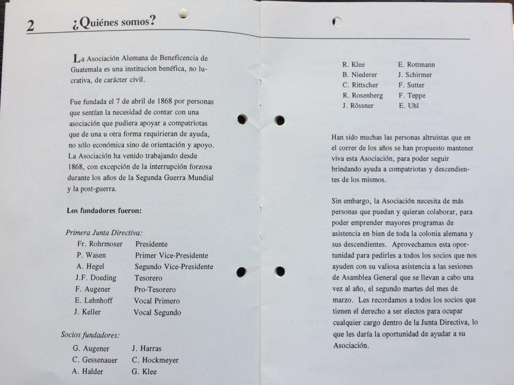 Quiénes somos – Fundación 1868